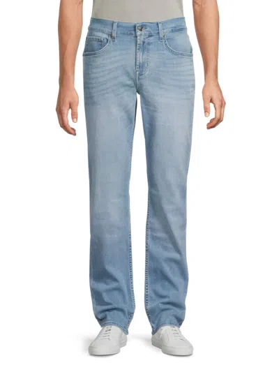Seven For All Mankind Men's The Comfort Luxe Whiskered Straight Jeans