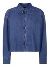 Seven For All Mankind Nina Cropped Shirt Hiro By
