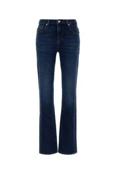 Seven For All Mankind Slim Jeans In Blue