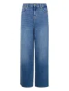 Seven For All Mankind "slouchy" Wide Leg Explorer Jeans In Blue