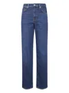 Seven For All Mankind "stovepipe" Straight Bluecrest Jeans In Blue