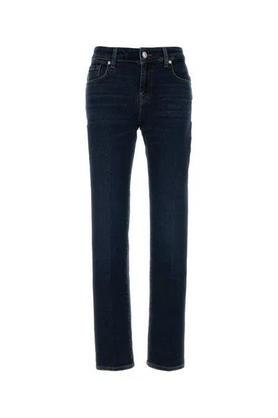 Seven For All Mankind Stretch Denim Cailie Jeans In Blue