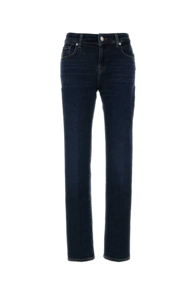 Seven For All Mankind Stretch Denim Cailie Jeans In Blue