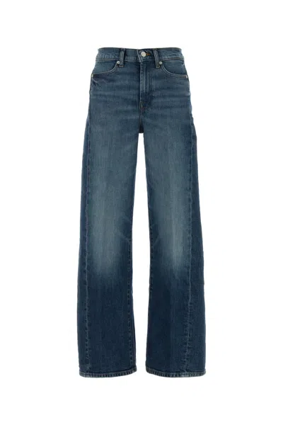 Seven For All Mankind Stretch Denim Lotta Jeans In Blue