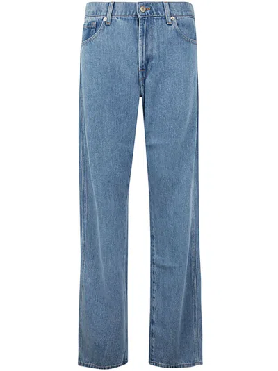 Seven For All Mankind Tess Trouser Valentine In Blue