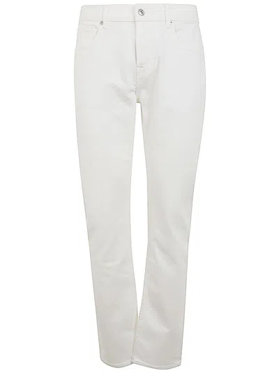 Seven For All Mankind The Straight Denim In White