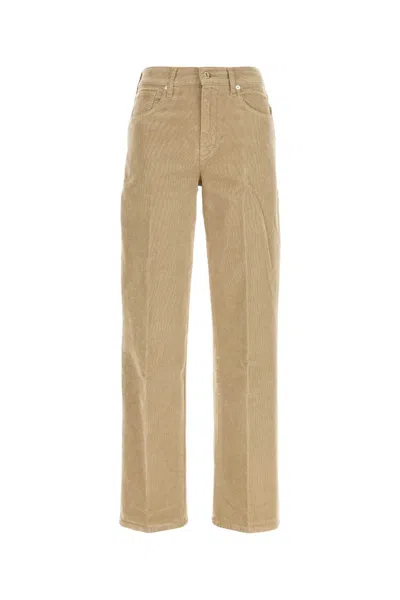 Seven For All Mankind Veluto Chino In Beige