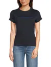 Seven For All Mankind Women's All For Mankind Graphic T-shirt In Navy
