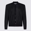 Seven Gauge Button Cardigan In Black