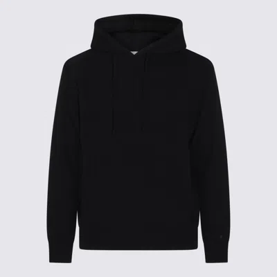 SEVEN GAUGE BLACK WOOL KNITWEAR