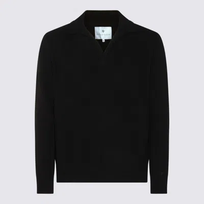 SEVEN GAUGE BLACK WOOL KNITWEAR