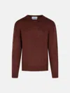 Seven Gauge Brown Alpaca Blend Sweater In Brown