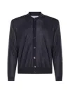 Seven Gauge Button Cardigan In Black