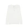 Seven Gauge Buttoned Long-sleeve Cardigan In White