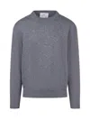 Seven Gauge Merino Sweater In Grey