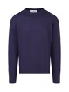 Seven Gauge Cashmere Sweater In Blu
