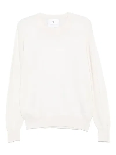 Seven Gauge Crew-neck Jumper In White