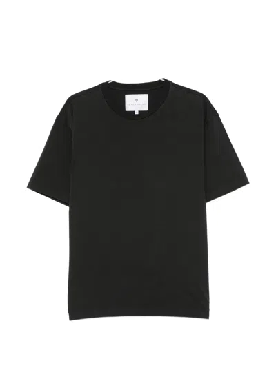 Seven Gauge Crew-neck T-shirt In Black