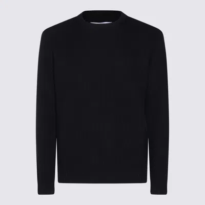 SEVEN GAUGE DARK BLUE WOOL KNITWEAR