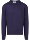 Seven Gauge Cashmere Sweater In Blue