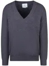 Seven Gauge Merino Sweater In Grey