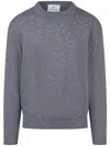 Seven Gauge Merino Sweater In Grey