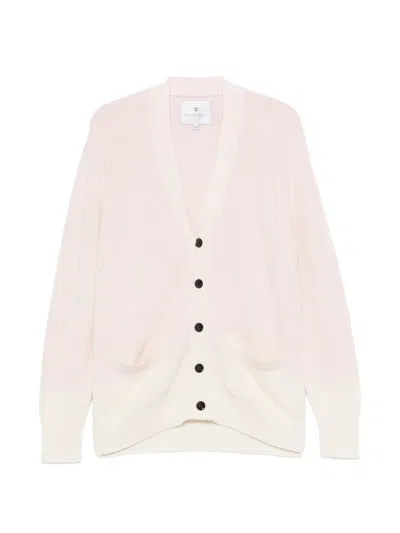 Seven Gauge Long-sleeve Cardigan In White