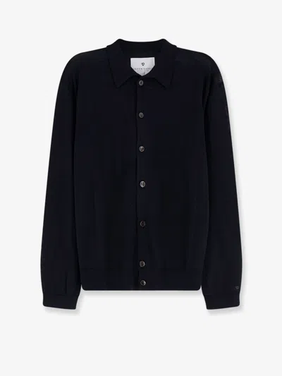 Seven Gauge Lyocell Cardigan In Black