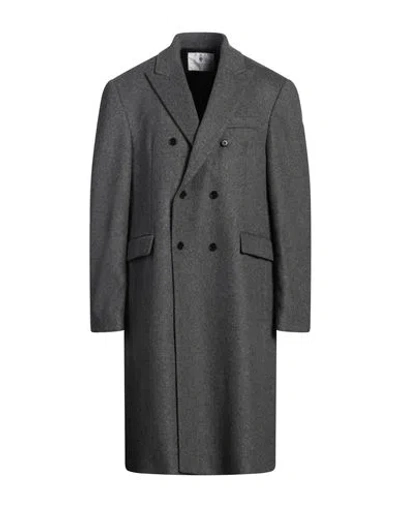 Seven Gauge Man Coat Grey Size 4 Wool, Cashmere In Gray