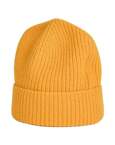 Seven Gauge Man Hat Marigold Size Onesize Wool In Yellow