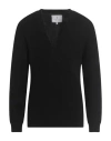 Seven Gauge Man Sweater Black Size 2 Wool