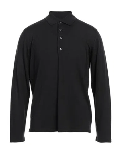 Seven Gauge Man Sweater Black Size 6 Wool, Silk