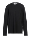 Seven Gauge Man Sweater Black Size 6 Wool, Silk