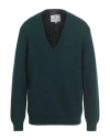 Seven Gauge Man Sweater Dark Green Size 3 Wool