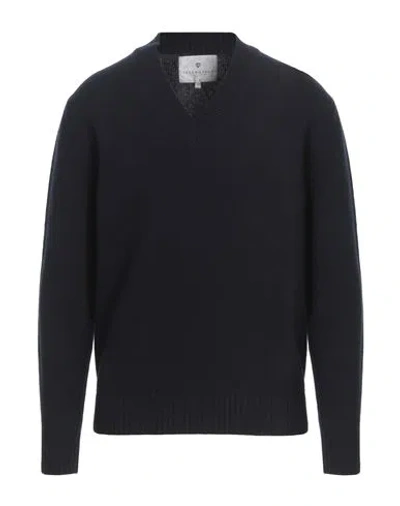 Seven Gauge Man Sweater Midnight Blue Size 3 Wool
