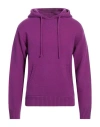Seven Gauge Man Sweater Purple Size 3 Wool