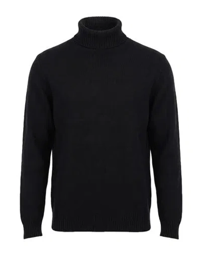 Seven Gauge Man Turtleneck Black Size 5 Wool