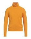 Seven Gauge Man Turtleneck Marigold Size 2 Wool