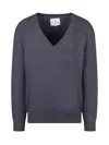 Seven Gauge Merino Sweater In Blue