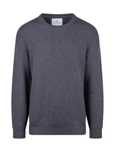 Seven Gauge Merino Knitwear Sweater In Grigio