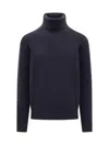 Seven Gauge Merino Sweater In Blu