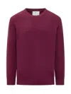 Seven Gauge Merino Sweater In Purple