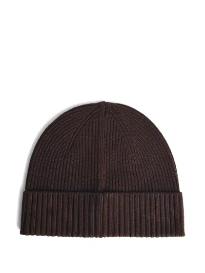SEVEN GAUGE RIBBED FINE KNIT BEANIE