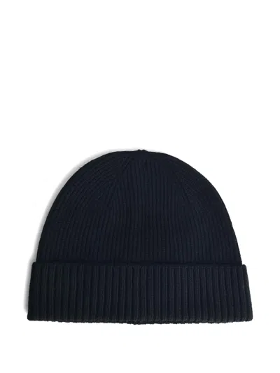 SEVEN GAUGE RIBBED KNIT BEANIE