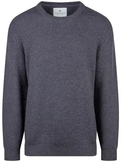 SEVEN GAUGE RIBBED KNIT JUMPER