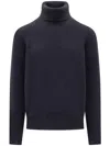 Seven Gauge Merino Sweater In Blue
