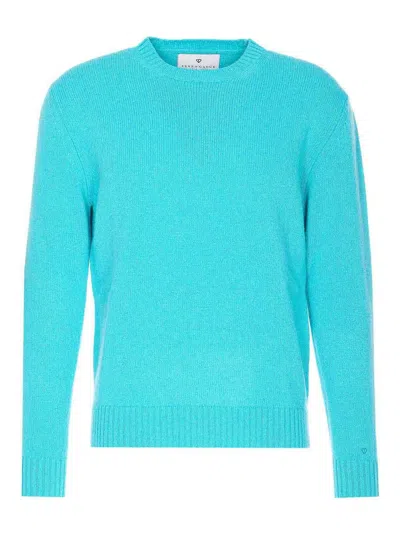 Seven Gauge Sweater In Blue