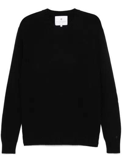 SEVEN GAUGE SEVEN GAUGE BLACK WOOL CREWNECK SWEATER