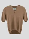 Seven Gauge T-shirts And Polos In Beige