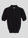 Seven Gauge Polo Shirt In Black
